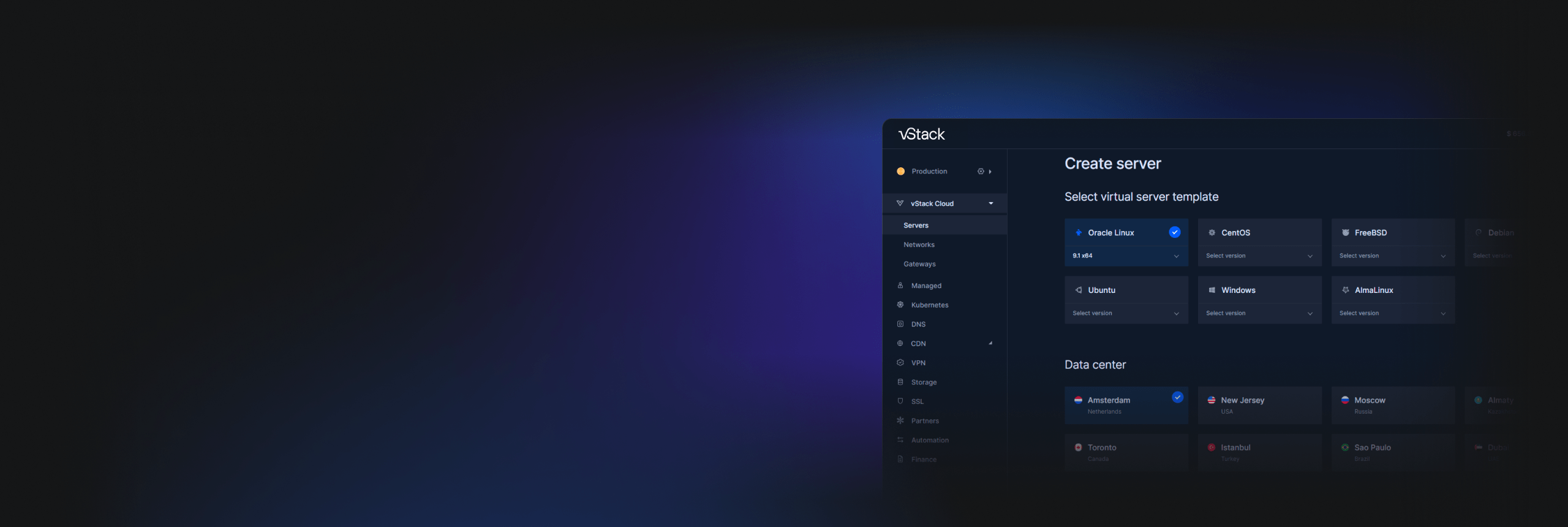 Bulut hizmetleri için lisanslama programıvStack platformuna dayalı